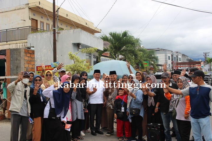 Warga Gulai Bancah Siap Menangkan Paslon Ramlan-Ibnu Pilkada Bukittinggi 2024